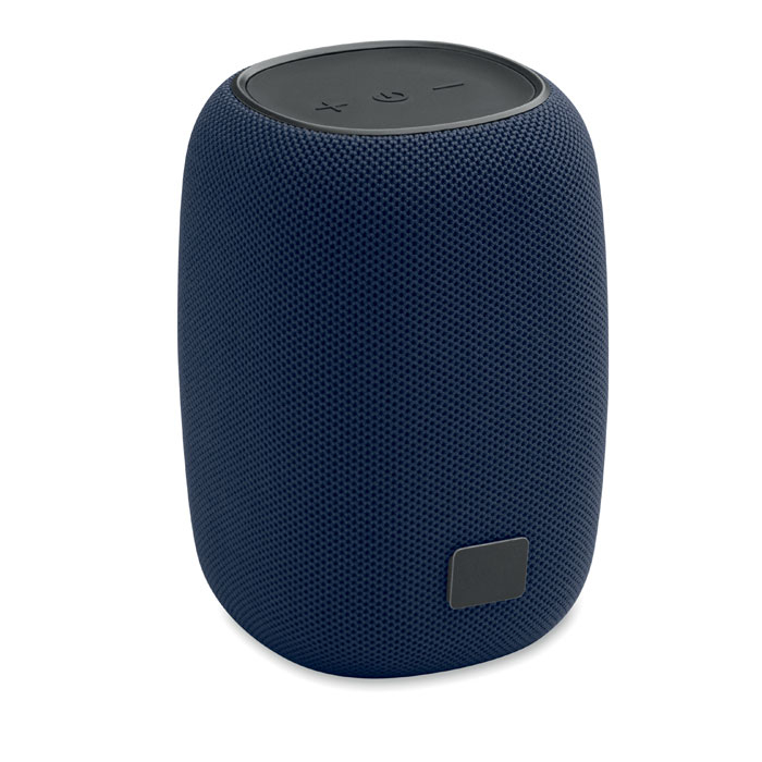 Haut-parleur 8 W promotionnel avec mousqueton Toavolt Bleu marine